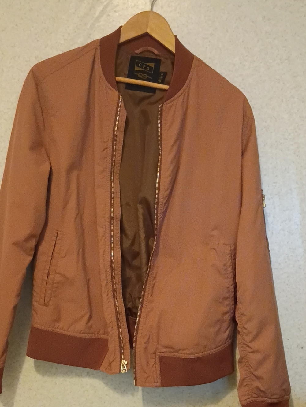 CPO Women's Rust-Tone Bomber Jacket